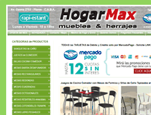 Tablet Screenshot of hogarmax.com.ar
